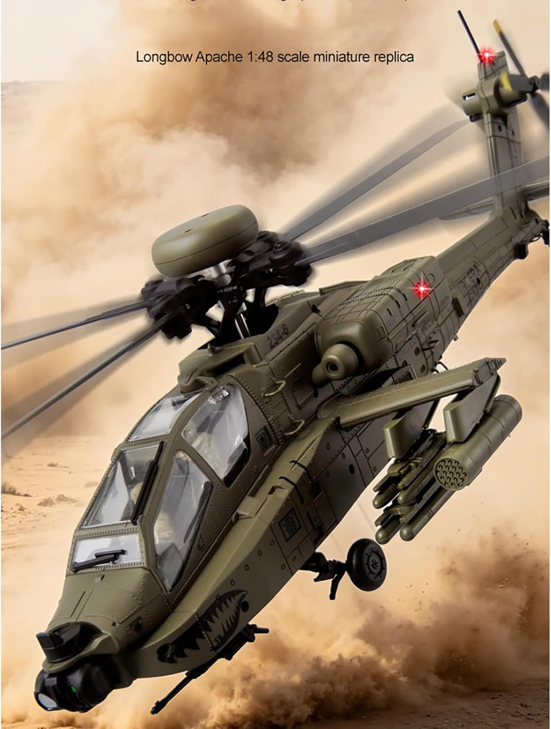 310MM 6CH C170 AH-64D Remote C - đánh giá và giá Rc Helicopter Gyro