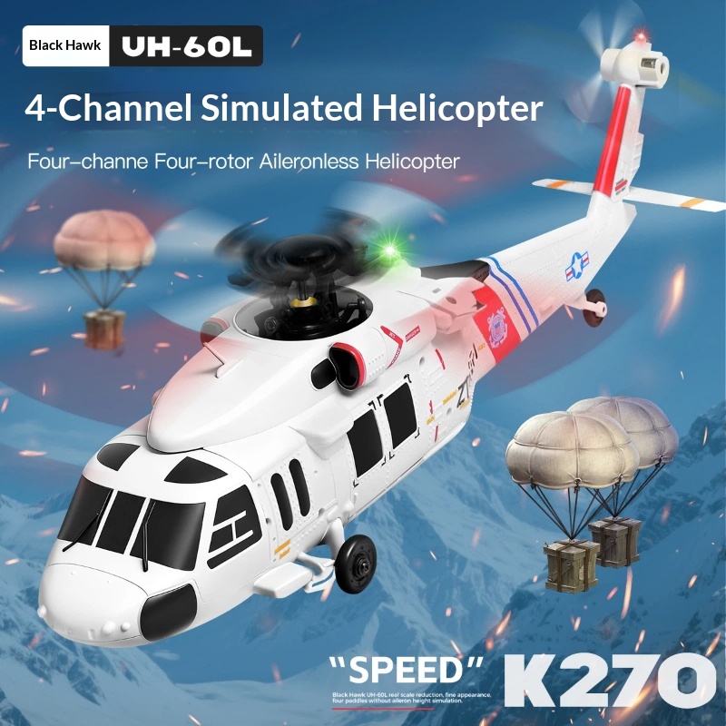 Wltoys K270 Black Hawk Uh 60l  - đánh giá và giá Rc Helicopter Gyro